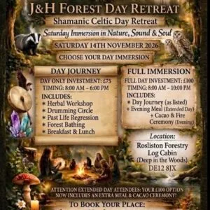 The Winter Call Log Cabin Retreat: Awaken your soul - 14th November 2026 £50 deposit confirms your booking